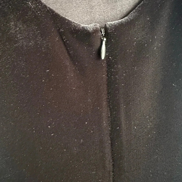 Vintage 90’s Velvet Sleeveless Beaded Maxi Sark Magic Dress, Fairy Black Sz 10 - Picture 6 of 8